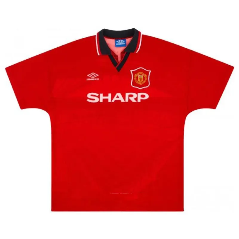 Manchester United KEANE 1994 1996 Retro Home Jersey - Red