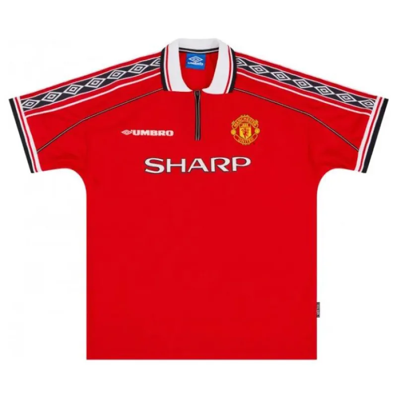 Manchester United 1998 2000 Camiseta retro local - Roja