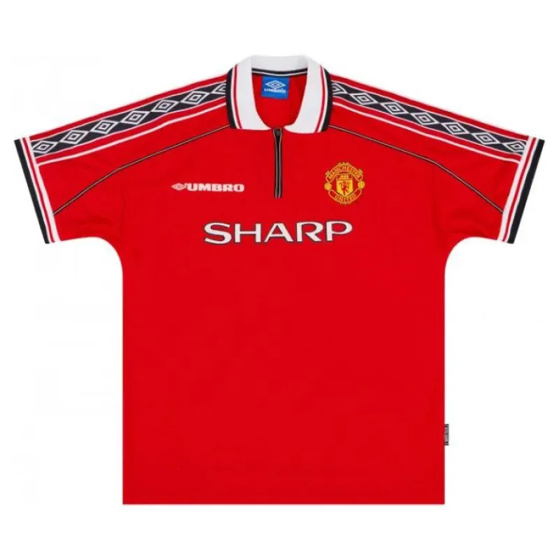 Manchester United STAM 1998 2000 Camiseta retro local - Roja
