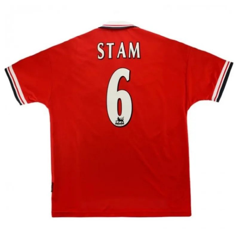 Manchester United STAM 1998 2000 Camiseta retro local - Roja