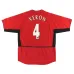 Manchester United VERON 2002 2004 Camiseta retro local - Roja
