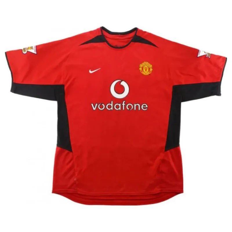 Manchester United V.NISTELROOY 2002 2004 Maillot domicile rétro - Rouge