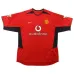 Manchester United SOLSKJAER 2002 2004 Maillot domicile rétro - Rouge