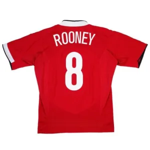 Manchester United ROONEY 2004 2006 Maillot domicile rétro - Rouge