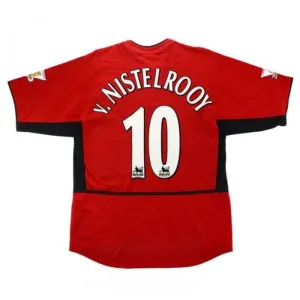 Manchester United V.NISTELROOY 2004 2006 Maillot domicile rétro - Rouge