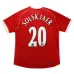 Manchester United SOLSKJAER 2006/07 Maillot domicile rétro - Rouge