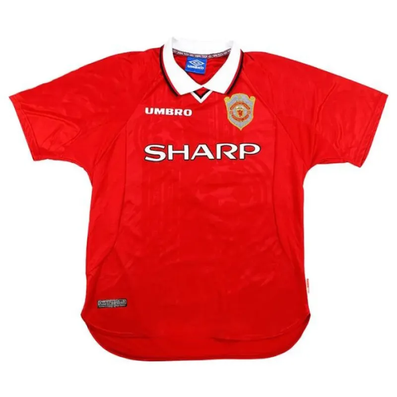 Manchester United SOLSKJAER 1997 2000 Retro-Heimtrikot - Rot