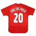 Manchester United SOLSKJAER 1997 2000 Retro-Heimtrikot - Rot