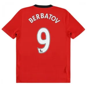 Manchester United BERBATOV 2009/10 Maglia casalinga retrò - Rossa