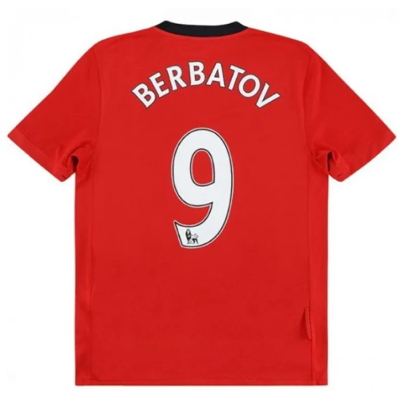 Manchester United BERBATOV 2009/10 Retro-Heimtrikot - Rot