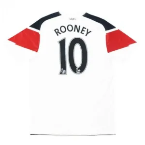Manchester United ROONEY 2010 2012 Retro Home Jersey - Red