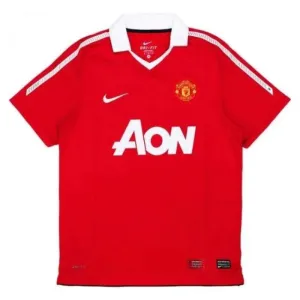 Manchester United 2010/11 Retro-Heimtrikot - Rot