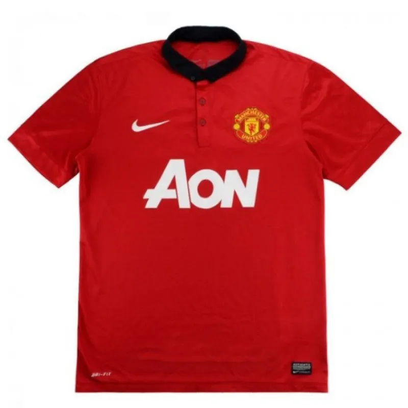 Manchester United 2013/14 Camiseta retro local - Roja