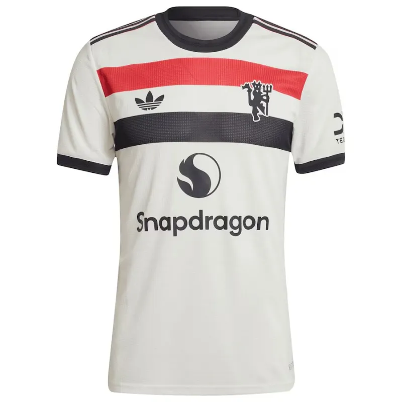 Troisième maillot du joueur de Manchester United 2024/25 - Blanc