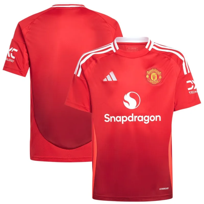 Manchester United 2024/25 Kids Home Jersey