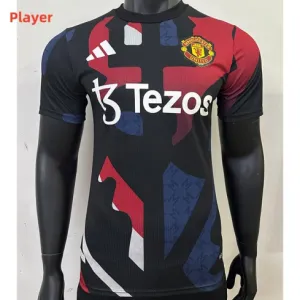 Manchester United 2024/25 Players' Training Jersey - Black/Red