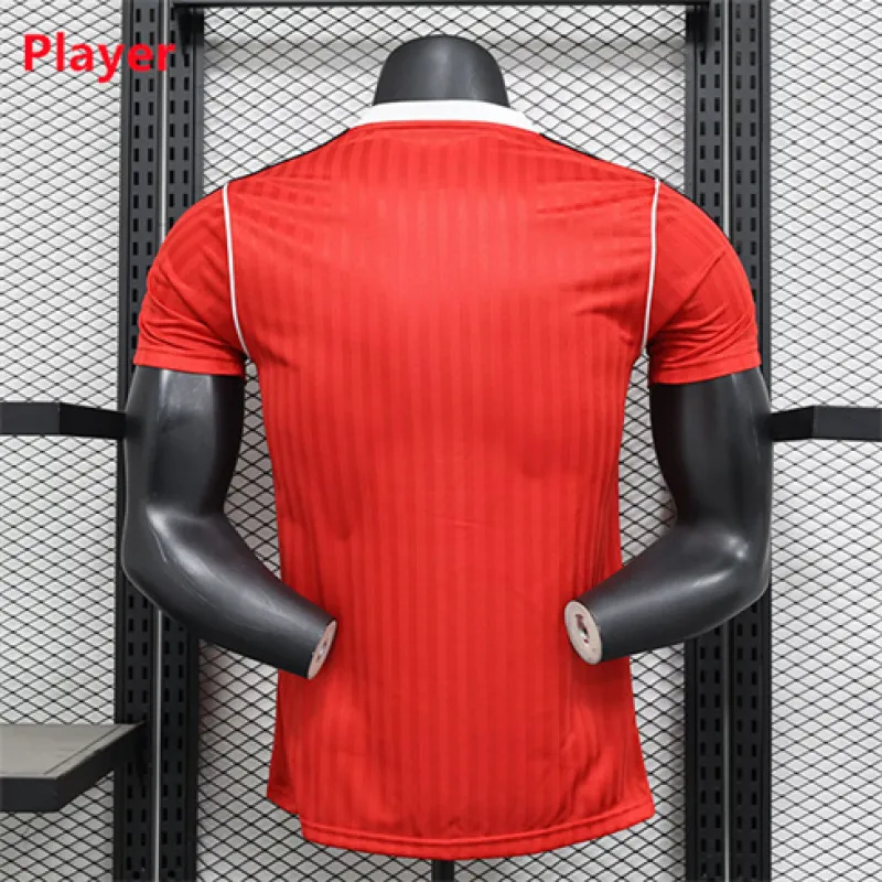 Maillot d'entraînement des joueurs de Manchester United 2024/25 - Noir/Rouge