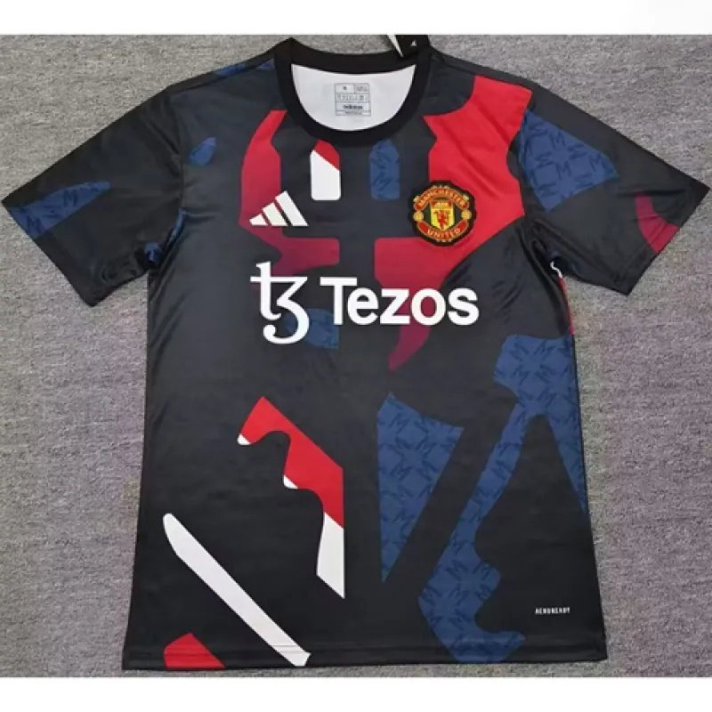 Maillot de pré-match de Manchester United 2024/25 - Noir