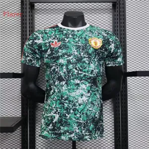 Manchester United 2024/25 Signed Collaboration Player Edition Jersey - Green/Grey