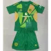 Manchester United Kids' Goalkeeper Jersey + Shorts 2024/25 - Green