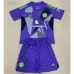 Manchester United Kids' Goalkeeper Jersey + Shorts 2024/25 - Purple