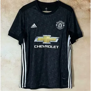 Maglia retro di trasferta di Manchester United 2017/18 - Nera