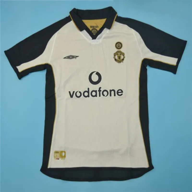 Manchester United 2001/02 Retro - Drittes Trikot - Weiß