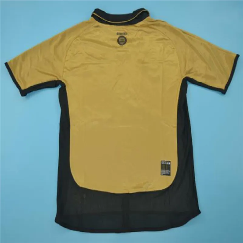 Troisième maillot rétro de Manchester United 2001/02 - Or