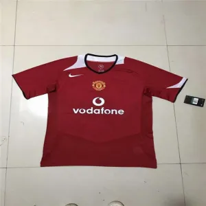 Maillot rétro domicile de Manchester United 2005/06 - Rouge