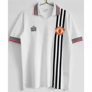 Manchester United 1975 - 80 Away - White Retro Jersey