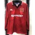 Manchester United Retro Long-Sleeve Jersey 1994-96 Home - Red