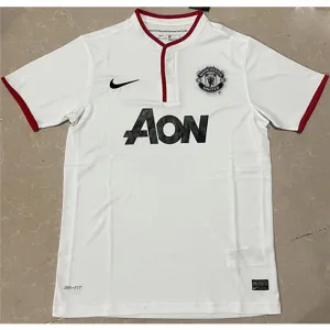 Maillot rétro troisième de Manchester United 2013/14 - Blanc