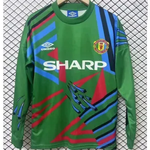 Manchester United Goalkeeper's Retro Long-Sleeve Jersey 1992/93 - Green