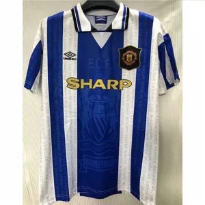 Manchester United Retro Jersey 1994 - 96 Away - Blue/White