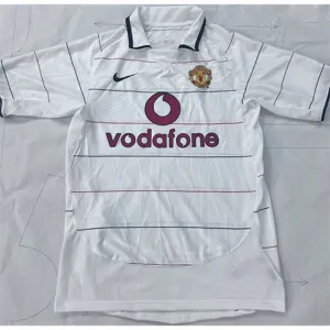 Manchester United Retro Auswärts-Trikot 2004-06 - Weiß