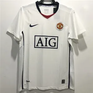 Maglia retro di trasferta di Manchester United 2009- Bianca