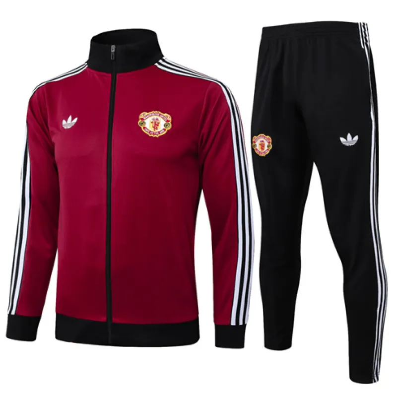 Manchester United Kids' Sports Jacket 2024/25 Wine Red