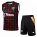 Set de pantalones cortos y chaleco de Manchester United 2024/25 Negro/Rojo