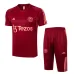 Manchester United Training Jersey + Shorts 2024/25 Wine Red
