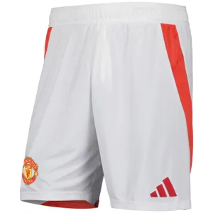 Manchester United 2024/25 Heimshorts - Weiß