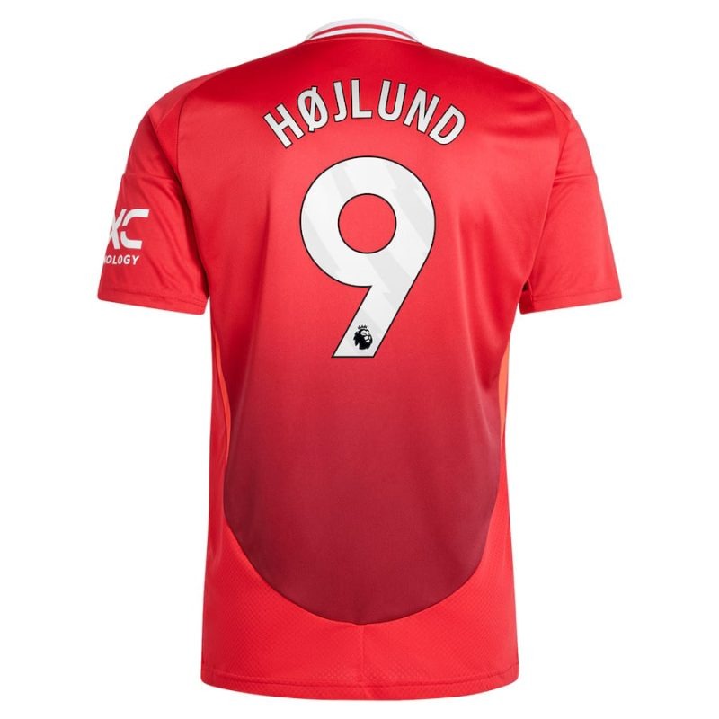 Ensemble de maillot pour enfants de domicile de Manchester United avec Højlund 2024/25 - Rouge