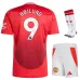Ensemble de maillot pour enfants de domicile de Manchester United avec Højlund 2024/25 - Rouge