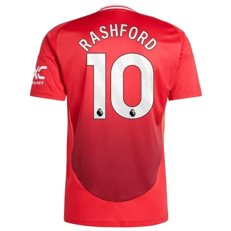 Conjunto de camiseta para niños de local de Manchester United con Rashford 2024/25 - Rojo