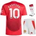 Conjunto de camiseta para niños de local de Manchester United con Rashford 2024/25 - Rojo