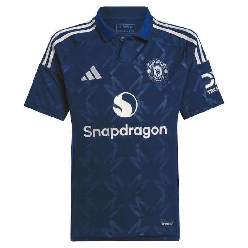 Højlund Manchester United 2024/25 Away Kids' Jersey Set - Blue
