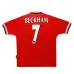 Camisa retro de Beckham de Manchester United, local 1998-2000 - Rojo