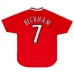 Maillot rétro de Beckham pour Manchester United, domicile 1999-2000 - Rouge
