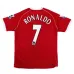 Camisa retro de Cristiano  Ronaldo de Manchester United, local 2006/07- Rojo