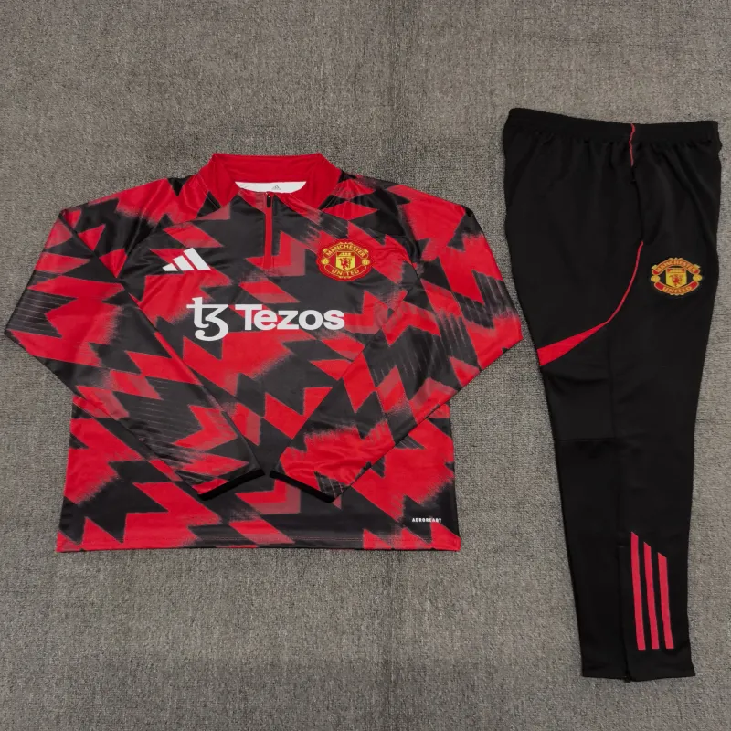 Manchester United 2025/26 Kids Sports Set Red Black