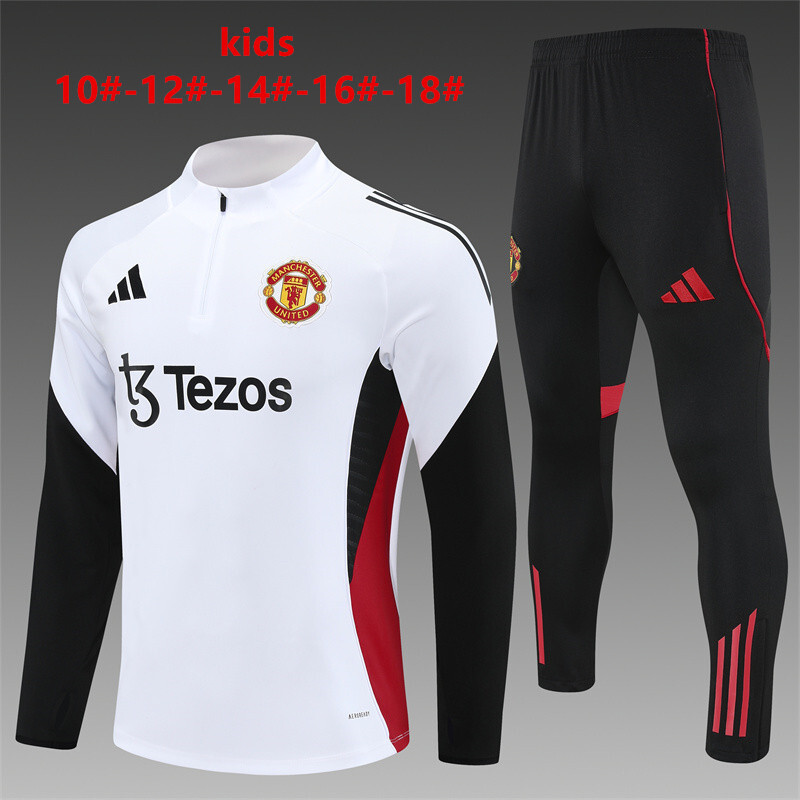Manchester United 2025/26 Kids Sports Set White